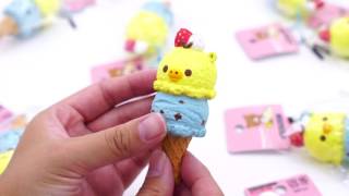 Kiiroitori Ice Cream Squishy - Rilakkuma