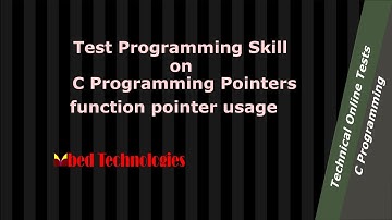 A C Programming question on function pointer usage