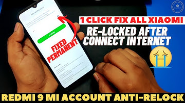 Redmi 9/9 Activ Mi Account Anti Relock Fix | All Xiaomi MTK Anti Relock Solution by UnlockTool 2021