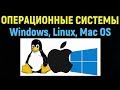 Загрузка операционной системы Windows. Виды операционных систем. Windows, Linux, Mac OS.