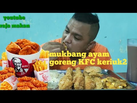 Mukbang ayam goreng KFC keriuk2 harga rp500 ribu YouTube