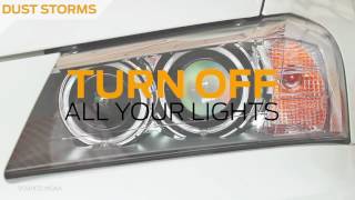 How to Drive in High Winds and Dust Storms Extreme Weather Driving Tips Ford