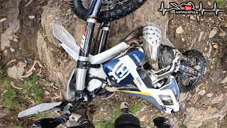 Dirty rides #85 - Minha rica Husqvarna sempre aos tombos | Hard Enduro