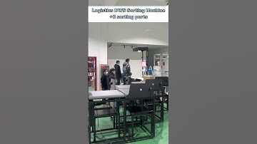 MonolithIoT express parcels dimensioning weighing scanning dws system machine with 6 sorting ports