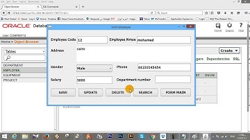 Design Forms JDeveloper  Button Update & Search