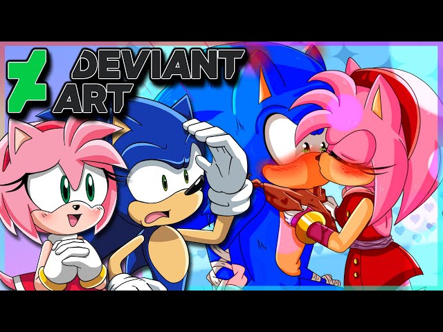 Sonic & Amy VS DeviantArt - Sonic Movie Edition 