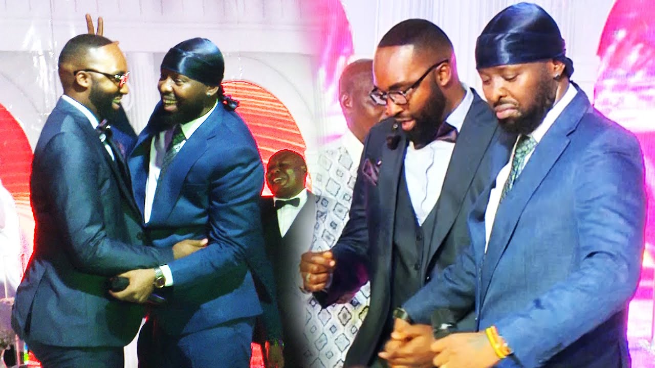 Endulu! Eddy Kenzo ne Hamza bakonye dance nga Rema taliwo ku mbaga ya Mulundanume