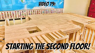 Popsicle Stick House Construction Video 19