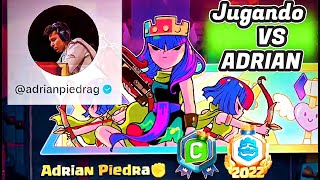 Partida VS Adrián piedra #clashroyale