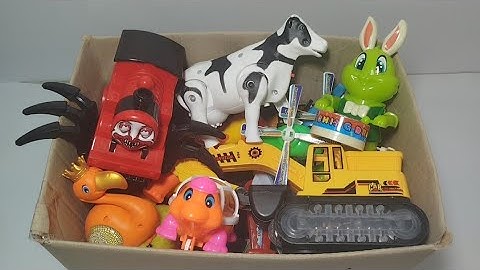 5.37Minutes Satisfying with Unboxing Toys Set,fish,turtle,& Slide Collection ASMR | Review