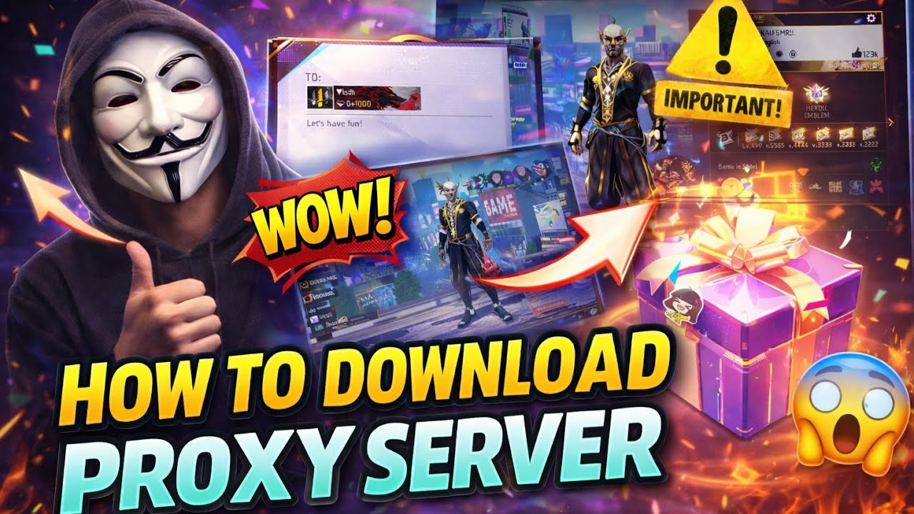 Free Fire Proxy Server 2026 | 100% Working Proxy Server Download Kaise Kare