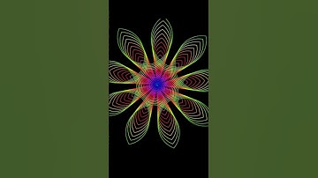 Amazing Python new GUI patterns flower #python #coding #short #shorts source code in description ⏬️