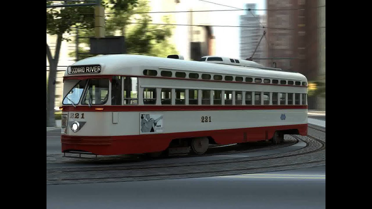 3D Model of PCC Streetcar 1945 Review