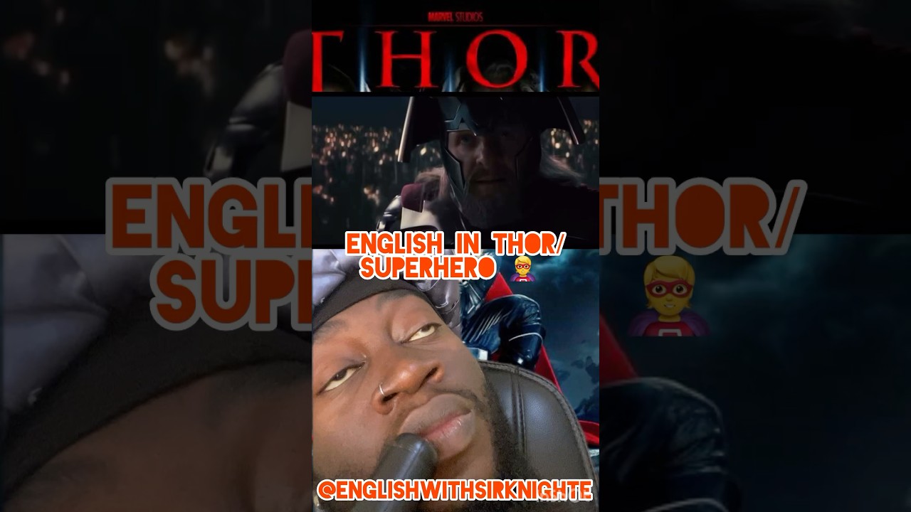 English in Thor/ Superhero #english #movie #thor #learn #watch #marvel #englishlearning #speak #esl