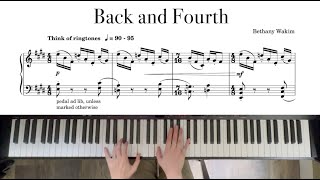 Back and Fourth - original piano composition