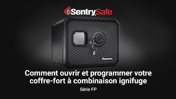 How to Open and Operate a SentrySafe FP Series Combination Safe (French Canadian)