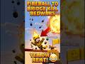 FIREBALL TO BRIDGE KILL!! BEDWARS MINECRAFT #shorts #gaming #bedwars #minecraft