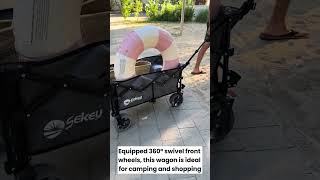 Sekey 4019 Wagon β 360Β° Swivel Front Wheels for Easy Shopping & Camping, with Brake for Extra Safety Sekey 4019 Wagon β 360Β° Swivel Front Wheels for Easy Shopping & Camping, with Brake for Extra Safety