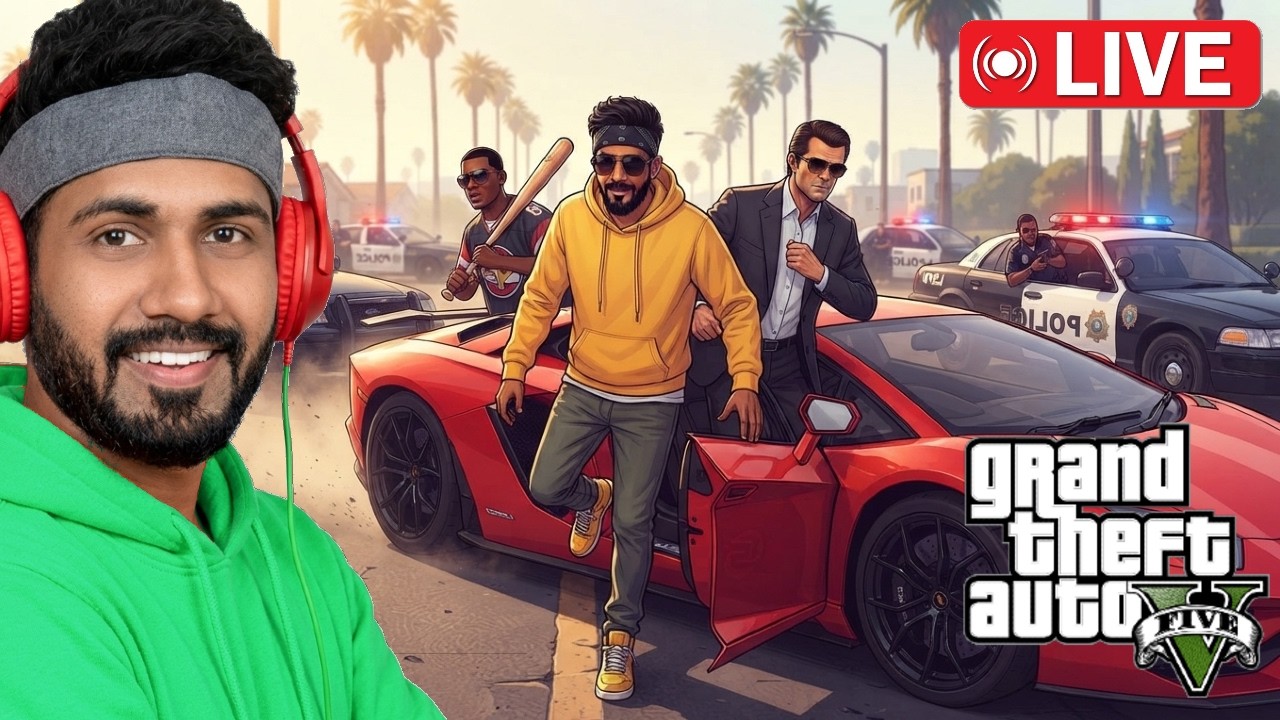 LIVE  GTA 5 Story Mode with RIS Gaming - Part 2