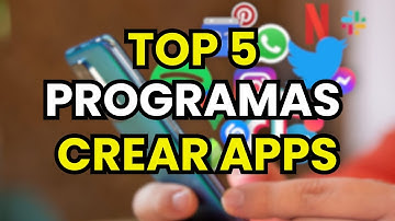 🥇 5 Mejores PROGRAMAS para CREAR APLICACIONES MÓVILES