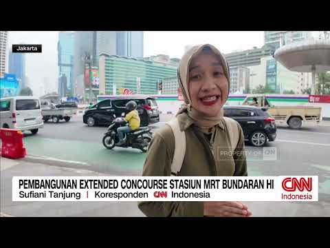 Pembangunan Extended Concourse Stasiun MRT Bundaran HI
