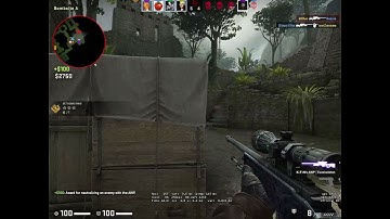 CSGO AWP clutch ace 😌