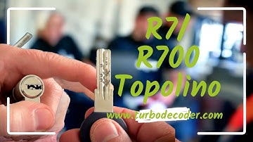 Topolino decoder for lock model R7/R700