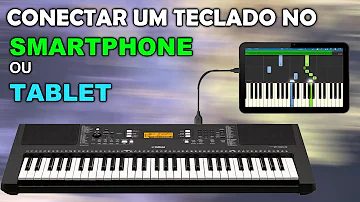 Como conectar o telefone no teclado?