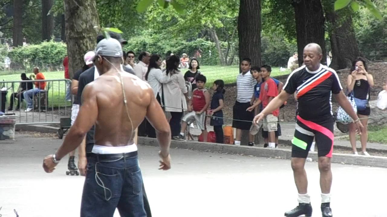 disco roller skating in central park nyc YouTube
