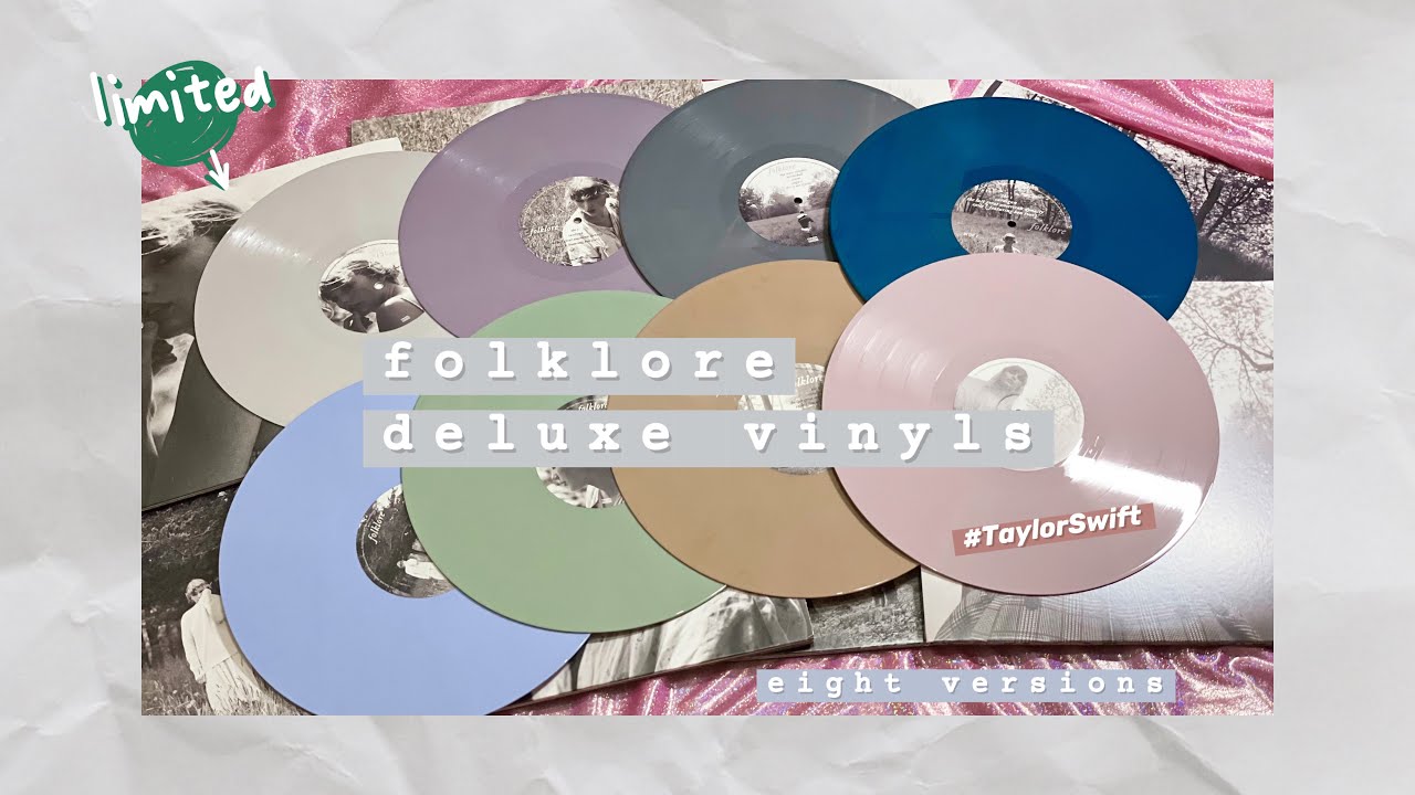 Unbox] Taylor Swift - folklore deluxe vinyls (8 versions) 