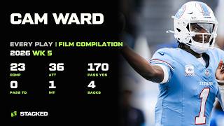 Cam Ward: Every Dropback of 2026 Week 5 | Full Film Compilation