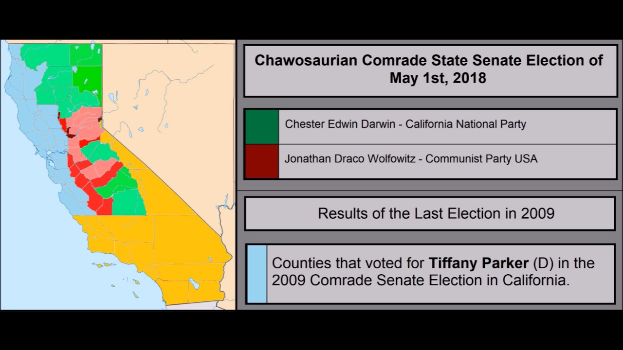Chawosaurian Comrade State Senate Special Election in California of 2018