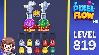 Celebrity Pixel Flow Level 819 Solution Walkthrough Wealth