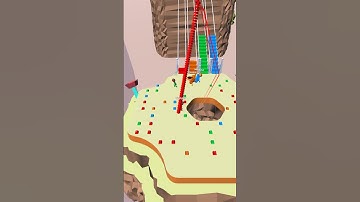 Bridge Race | Level 205 Walkthrough | All levels Gameplay Android / iOS Mobile 3D Game #shorts