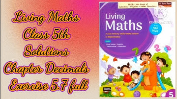 Living maths exercise 5.7 class 5th #mathsadda #decimals #additionofdecimal
