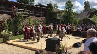 Traditional dance at Sabile Wine Festival