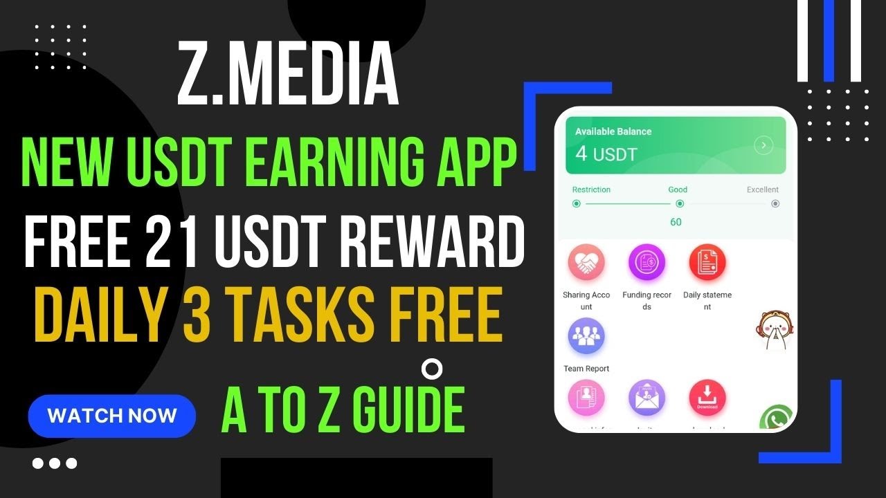 New earning app 2022 zm.world Z.Media New Online Earning App Z