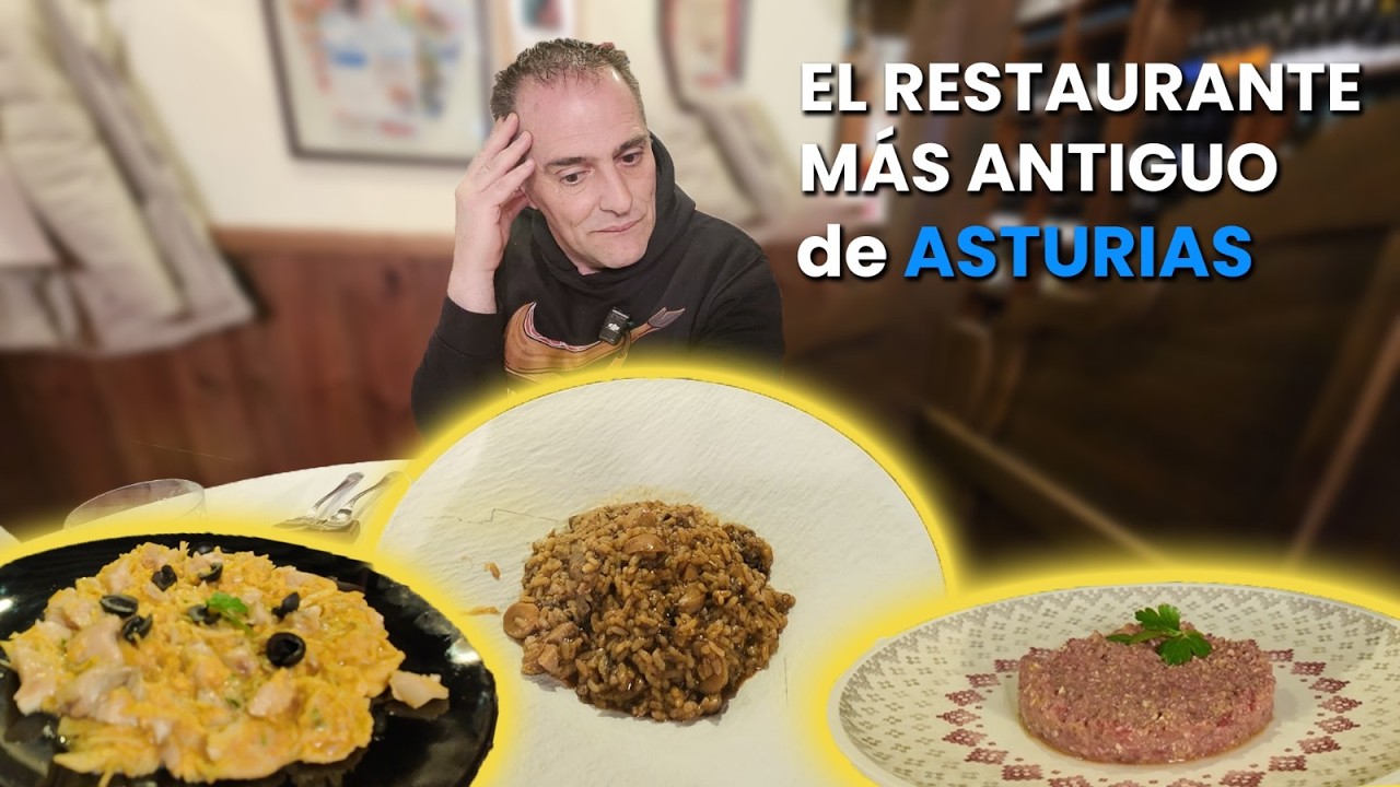 PROBANDO el RESTAURANTE más ANTIGUO de ASTURIAS | Abierto desde 1897