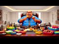 GREEDY TEACHER EATS HIS PUPILS LUNCH EVERYDAY UNTIL HE MET HIS MATCH #africanfolktale #comedy