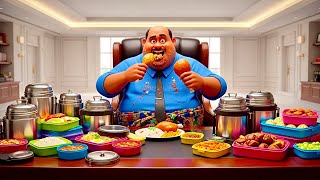 GREEDY TEACHER EATS HIS PUPILS LUNCH EVERYDAY UNTIL HE MET HIS MATCH #africanfolktale #comedy