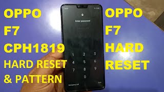 OPPO F7 HARD RESET & PATTERN UNLOCK ! (2022)