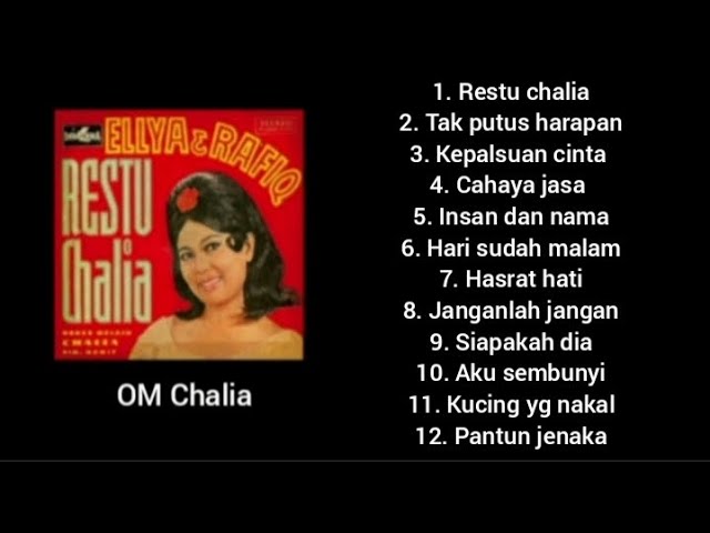 Full album - Restu Chalia - A.rafik / Ellya khadam - OM Chalia. class=