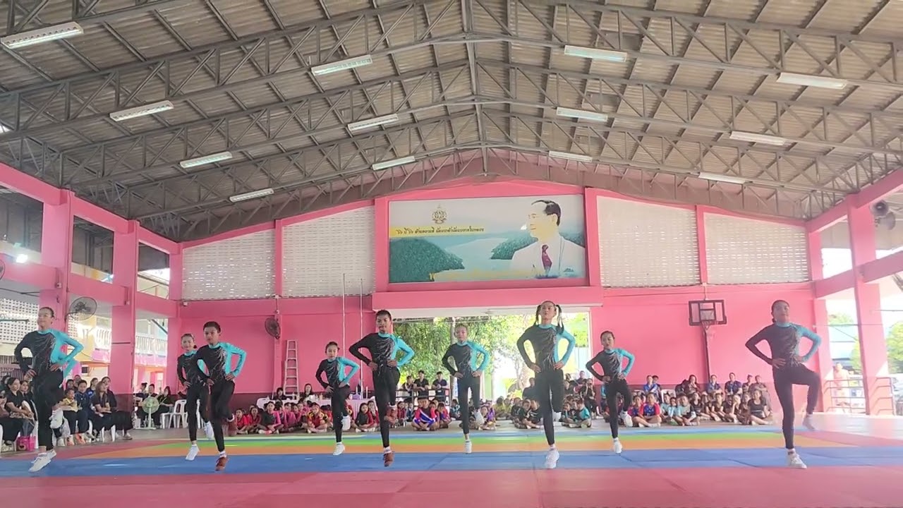 แอโรบิคโรงเรียนบ้านโค้งดารา(จิตต์อารย์ราษฎ์อนุสรณ์) อ.ศรีราชา จ.ชลบุรี #ศิลหัตกรรม2568