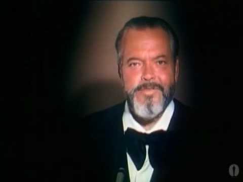 Orson Welles receiving an Honorary Oscar®