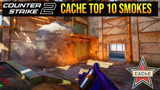 Top 10 Smokes in Cache | *NEW* 2026 Smokes &amp; Line Ups That You Need To Know -  CS2