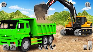 Sand Excavator Simulator Game - Heavy Excavator Crane City Sim #1 - Android Gameplay 2050 screenshot 5