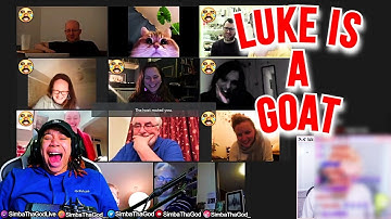 lukeafk - trolling zoom classes... but i "forgot" my camera was ON | SimbaThaGod Reacts