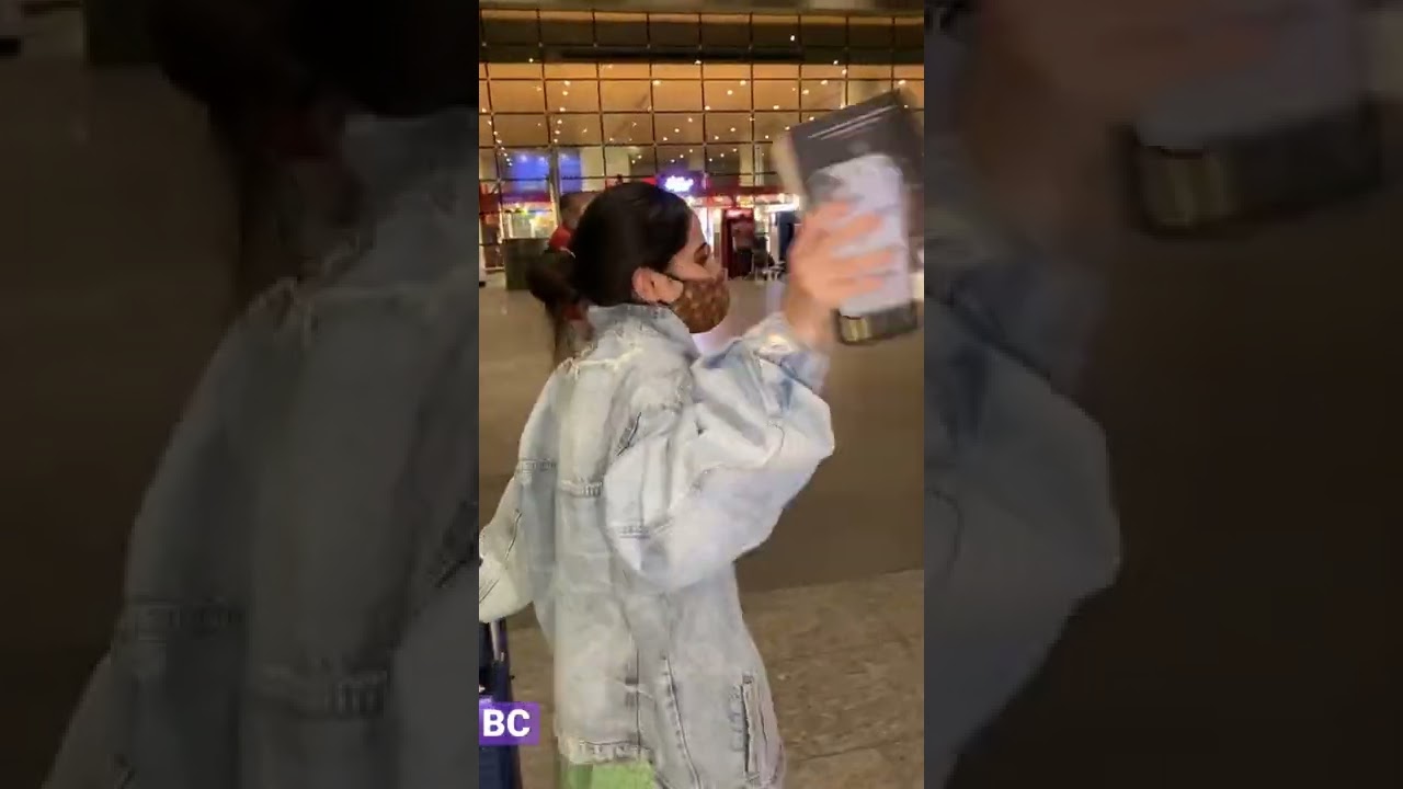 Urfi Javed spotted at airport