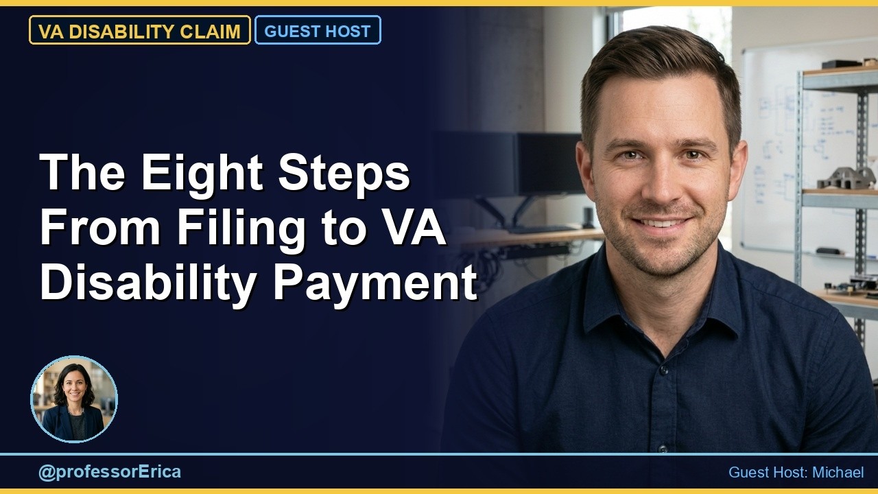 VA Benefits: The Eight Steps of a VA Disability Claim From Start to Finish
