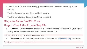 How to Fix SSL_CTX_use_PrivateKey_file Error When Installing GoDaddy SSL Certificate on Nginx